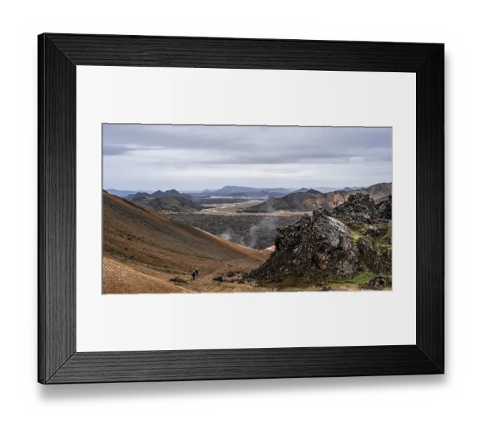 Framed Print : Landscape near Landmannalaugar
