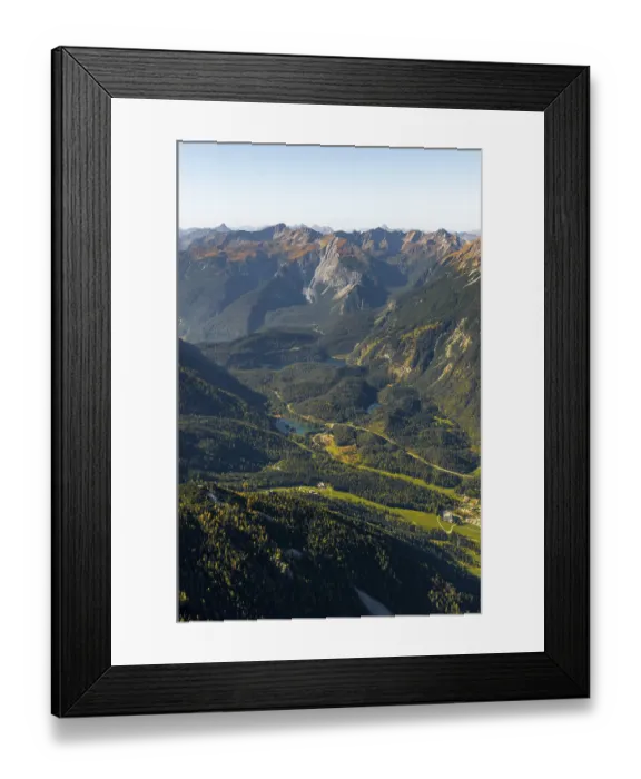 Framed Print : Fernpass, Fernsteinsee, Blindsee