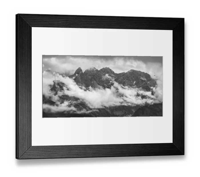 Framed Print : Panorama from the Fellhorn, 2038m