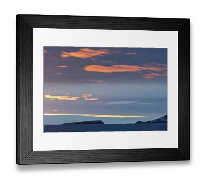 Framed Print : Clouds in the evening sun, glaciers Framed Print : Clouds in the evening sun, glaciers