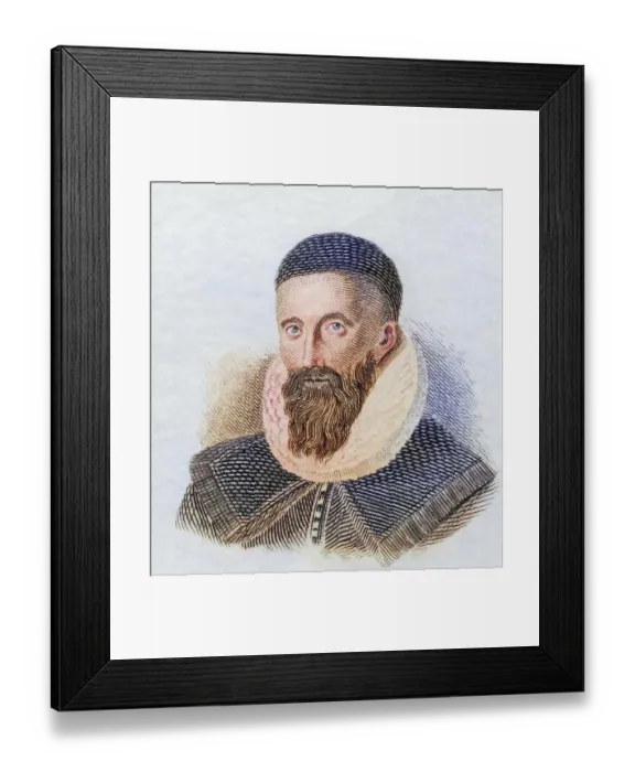 Framed Print : John Napier, Neper, Laird of Merchiston