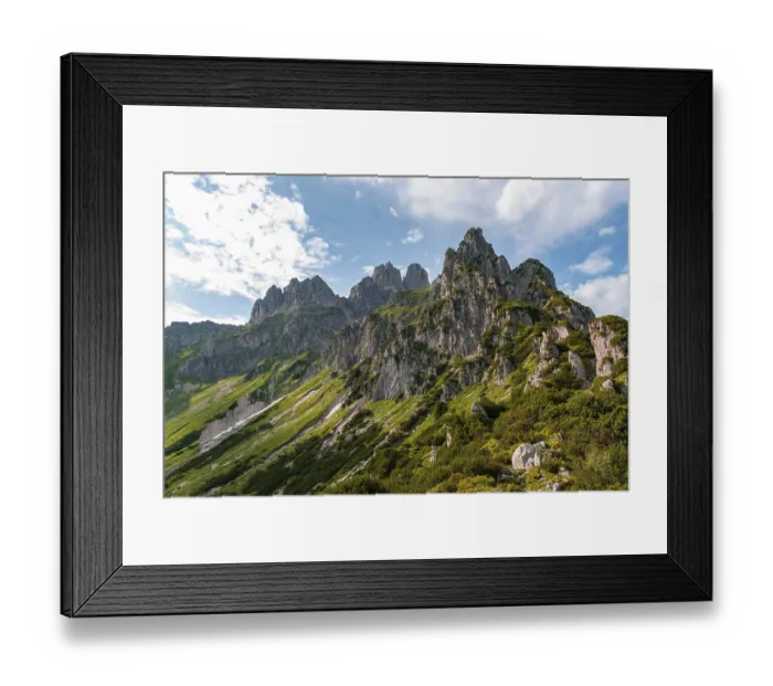 Framed Print : Rugged peaks, mountains, Armkarwand