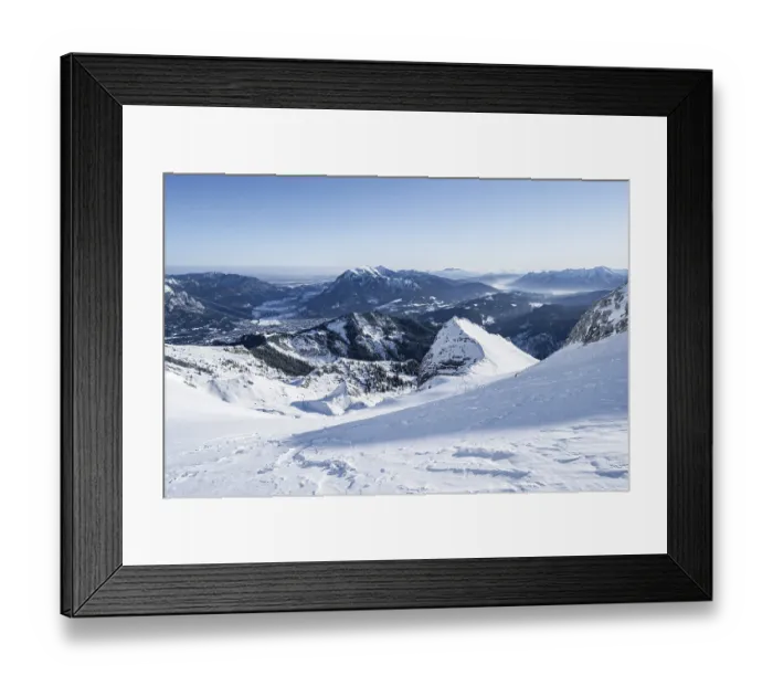 Framed Print : Alpine panorama, Bernadeinkopf