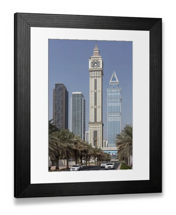 Framed Print : Skyscrapers built in differing architectural styles Framed Print : Skyscrapers built in differing architectural styles