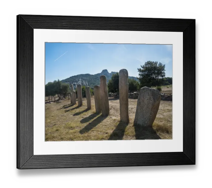 Framed Print : Prehistoric remains of Stantari