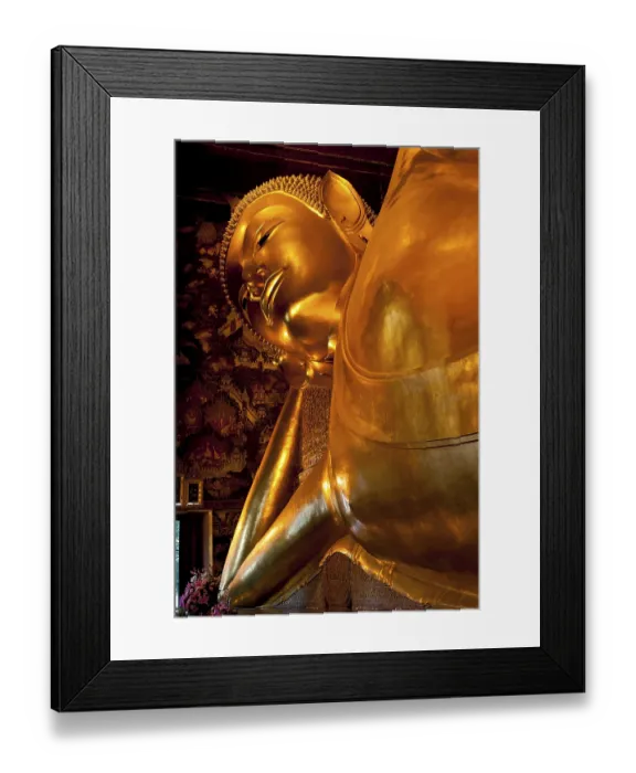 Framed Print : Reclining Buddha, Wat Po, Bangkok, Thailand, Asia