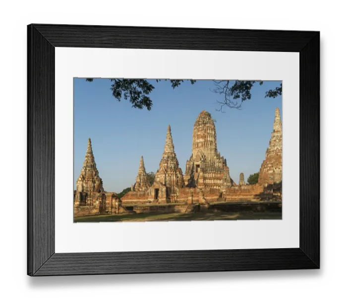 Framed Print : Buddhist temple complex, Wat Chaiwatthanaram