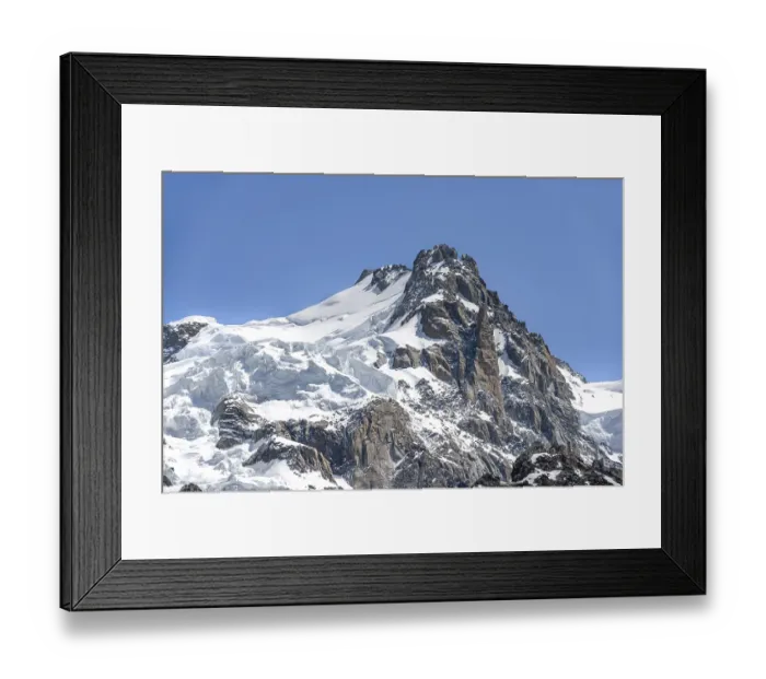 Framed Print : High alpine mountain landscape