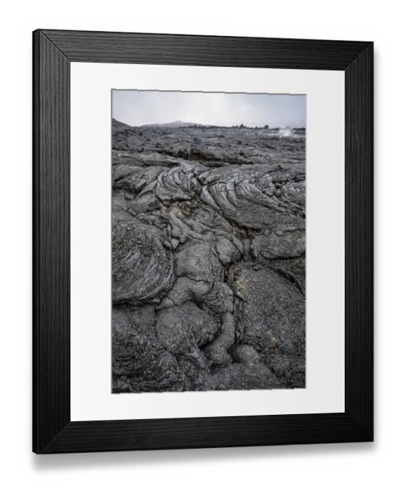 Framed Print : Lava field, lava and lava flow Framed Print : Lava field, lava and lava flow