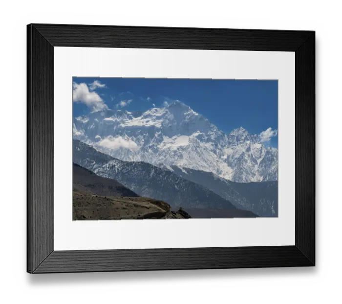 Framed Print : Annapurna mountain range, Kingdom of Mustang Framed Print : Annapurna mountain range, Kingdom of Mustang