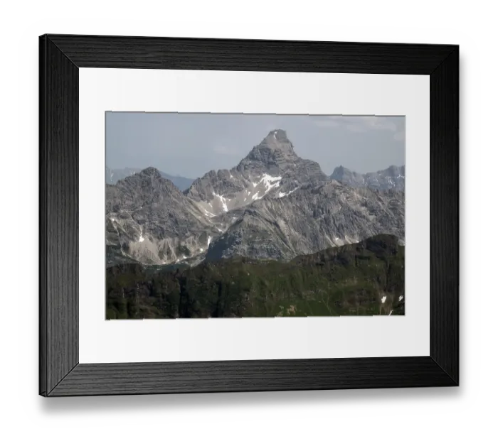 Framed Print : Summit of the Hochvogel, Allgaeu Alps