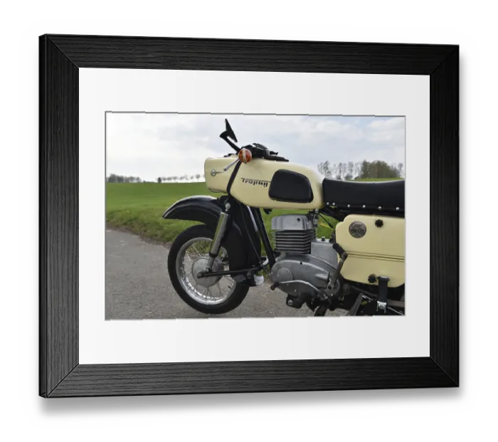 Framed Print : Vintage, GDR motorbike MZ ES 250 Trophy from Zschopau Framed Print : Vintage, GDR motorbike MZ ES 250 Trophy from Zschopau