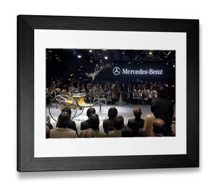 Framed Print : The Benz Patent-Motorwagen, the world's first motor car Framed Print : The Benz Patent-Motorwagen, the world's first motor car