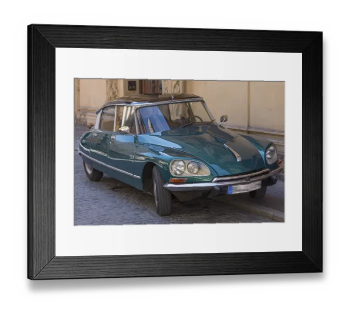 Framed Print : Oldtimer Citroen DS year of construction 1964 Framed Print : Oldtimer Citroen DS year of construction 1964