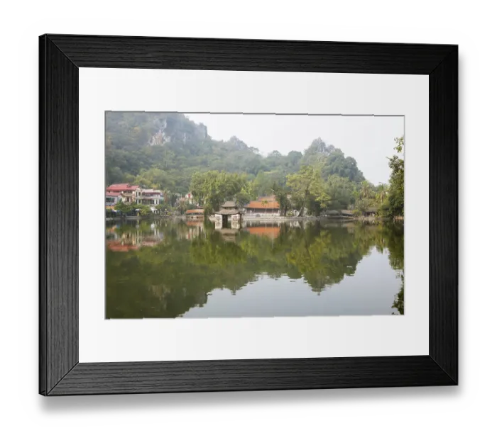 Framed Print : Buddhist Thay Temple or Chua Thay or Master Temple at Panorama Lake Framed Print : Buddhist Thay Temple or Chua Thay or Master Temple at Panorama Lake