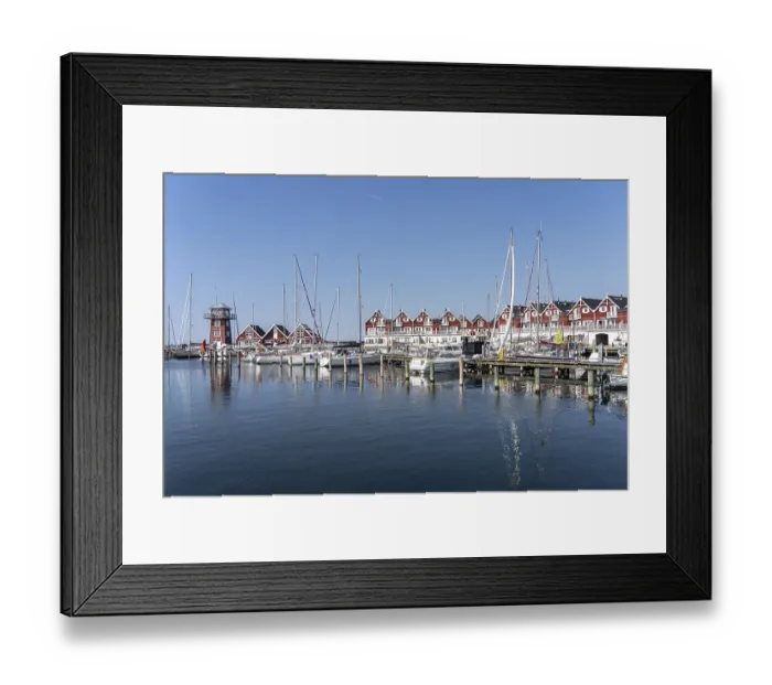 Framed Print : Harbour of Bagenkop, Langeland Island