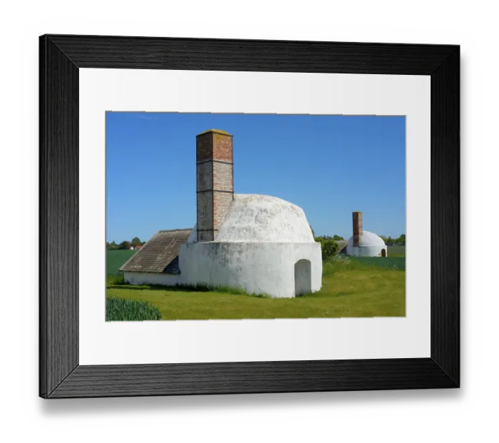 Framed Print : Lime kilns in Oestratorp, Smygehmn Framed Print : Lime kilns in Oestratorp, Smygehmn