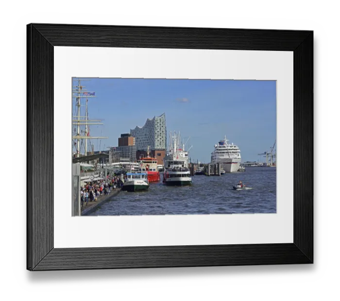 Framed Print : Europe, Germany, Hanseatic City of Hamburg