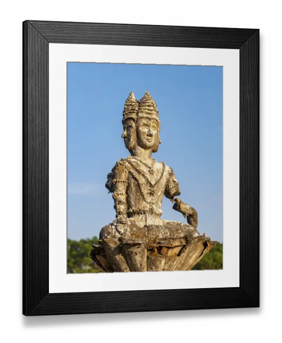 Framed Print : Xieng Khuan Buddha Park, Vientiane, Laos, Asia
