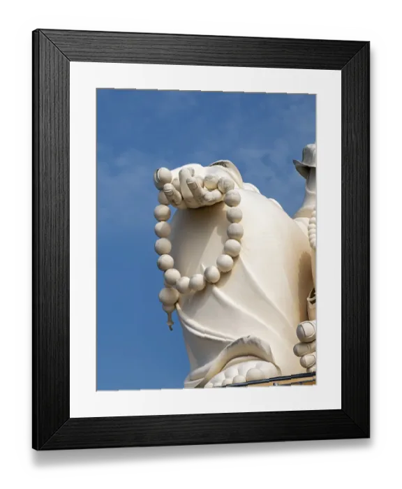Framed Print : Close-up of the statue of Budai - Laughing Buddha Framed Print : Close-up of the statue of Budai - Laughing Buddha