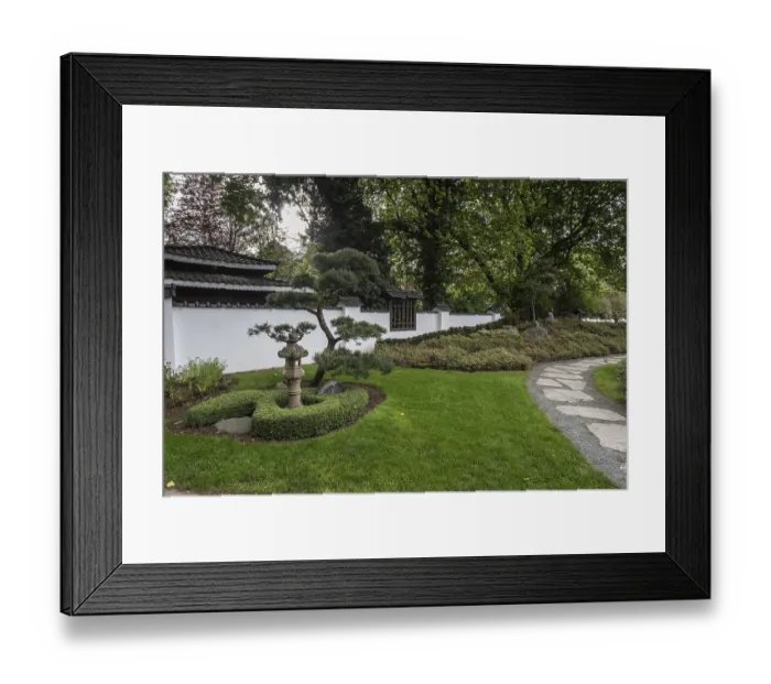 Framed Print : Japanese Garden, Bad Langensalza
