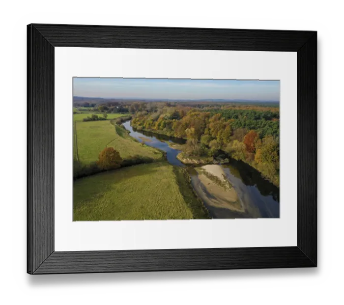 Framed Print : 10.11.2021, Datteln, North Rhine-Westphalia