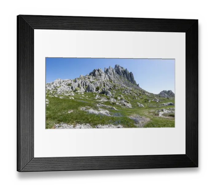 Framed Print : Velebit Mountains in Paklenica National Park