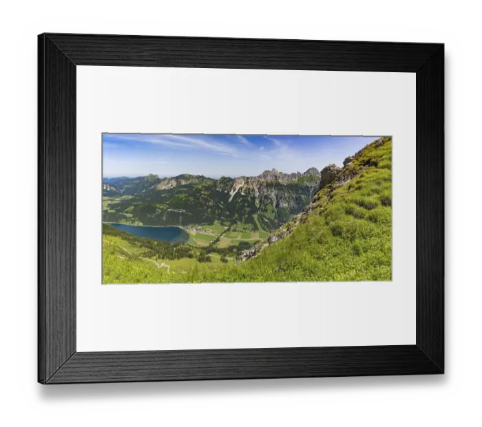 Framed Print : Mountain panorama from the Krinnenspitze Framed Print : Mountain panorama from the Krinnenspitze