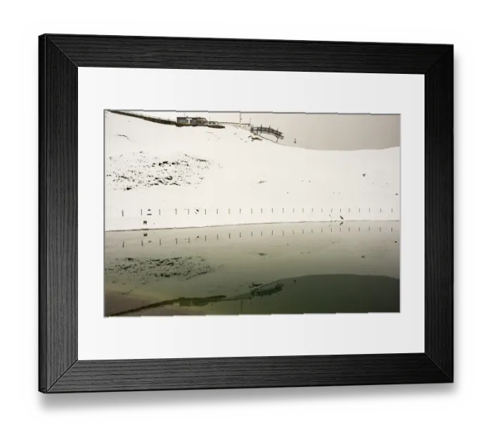 Framed Print : Onset of winter in May, Riezler Alpsee
