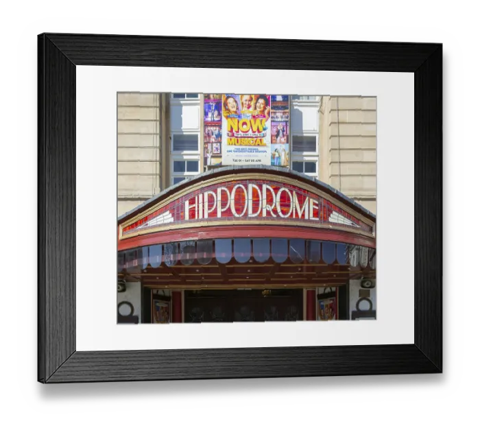 Framed Print : Frontage of Bristol Hippodrome theatre