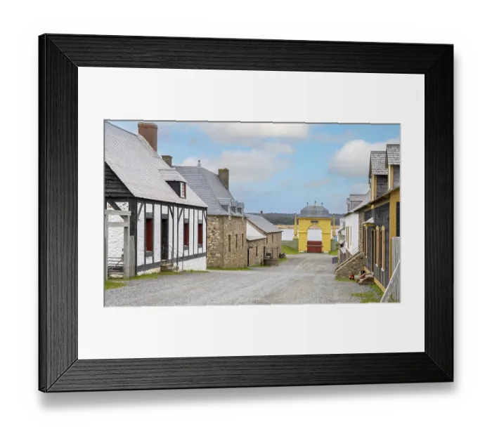 Framed Print : Fortress Louisburg Sydney Canada Framed Print : Fortress Louisburg Sydney Canada