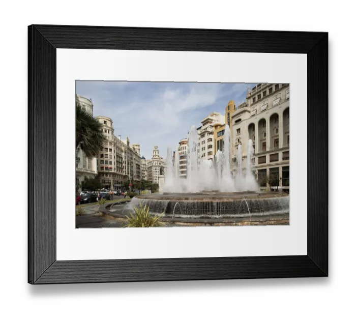Framed Print : Plaza del Ayuntamiento Town Hall Square