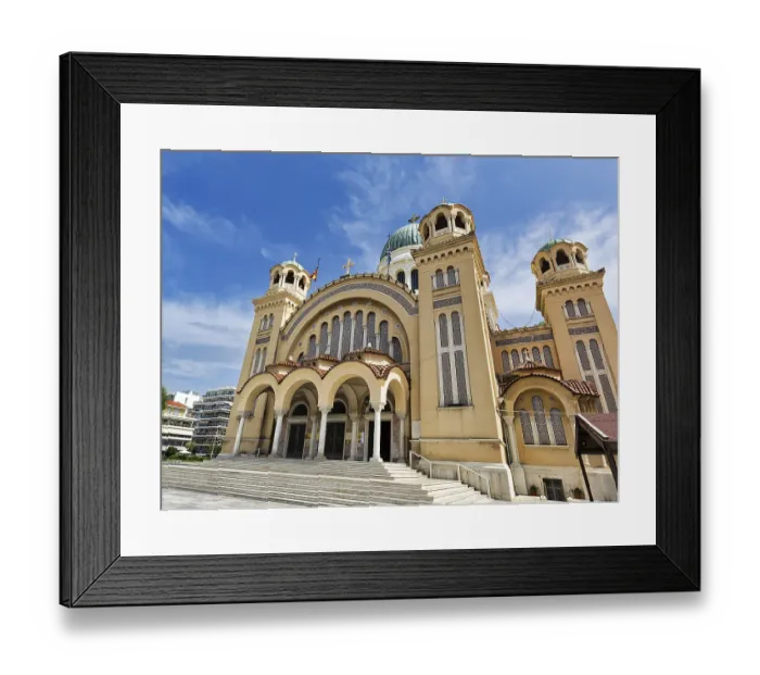 Framed Print : Neo-Byzantine church of Agios Andreas