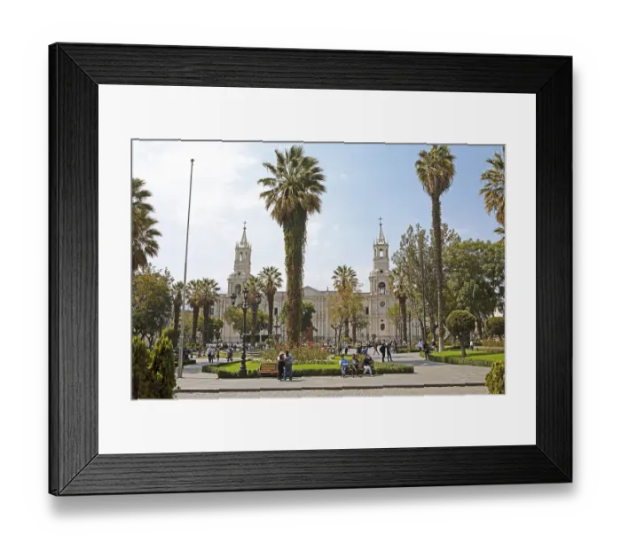 Framed Print : Cathedral of Arequipa or Cathedral Basilica of Santa Maria Framed Print : Cathedral of Arequipa or Cathedral Basilica of Santa Maria