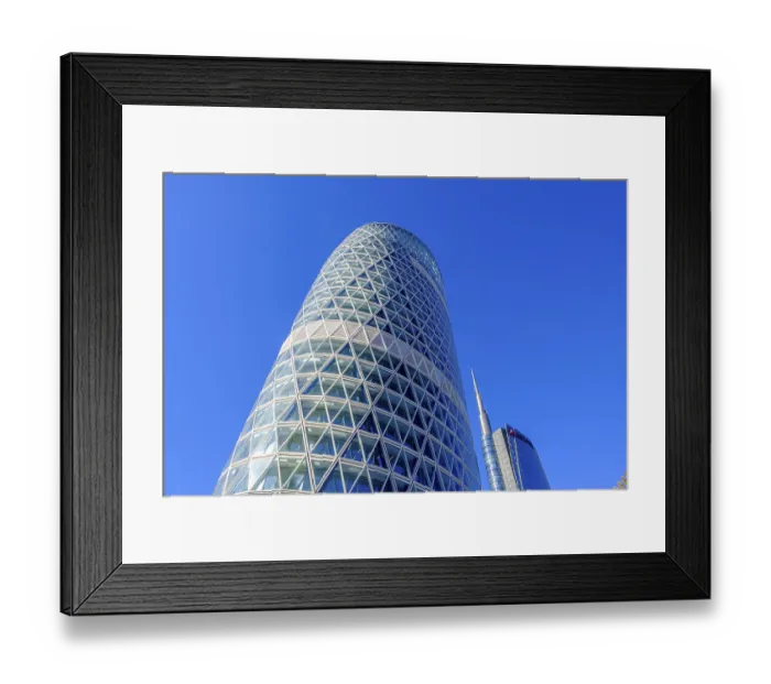 Framed Print : Il Nido Verticale, modern high-rise building Framed Print : Il Nido Verticale, modern high-rise building