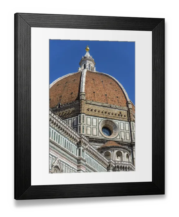 Framed Print : Dome of the Cathedral of Santa Maria del Fiore