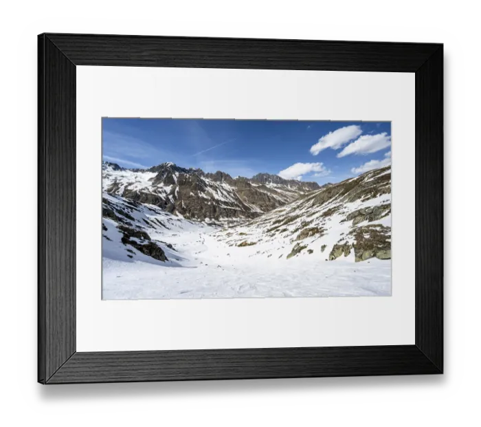 Framed Print : View into Oberbergtal from Stiergschwez