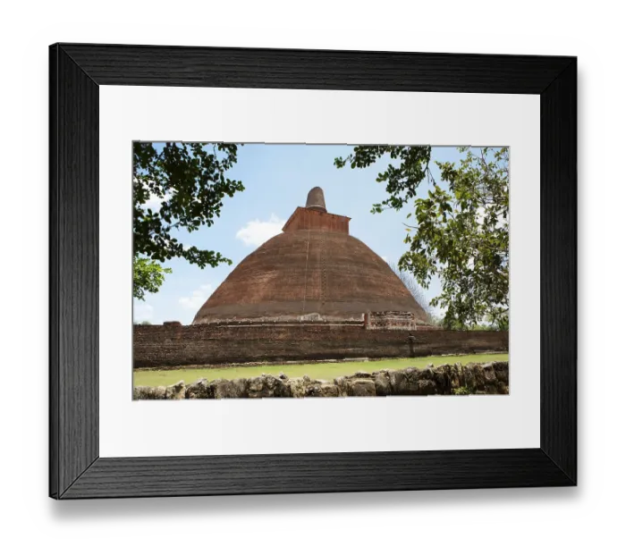 Framed Print : Jetavanaramaya Stupa in the holy city of Anuradhapura Framed Print : Jetavanaramaya Stupa in the holy city of Anuradhapura