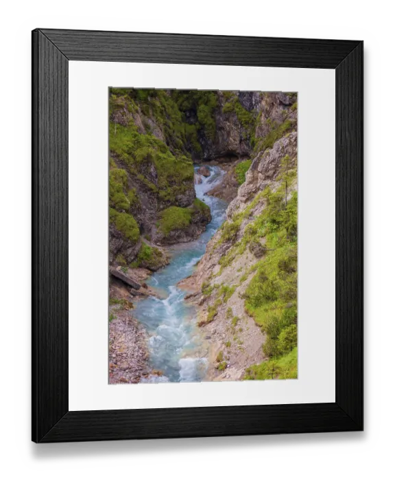 Framed Print : Rissbach creek in the Eng valley