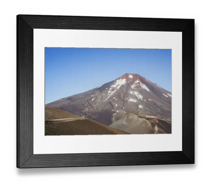 Framed Print : Lonquimay volcano, Malalcahuello National Reserve