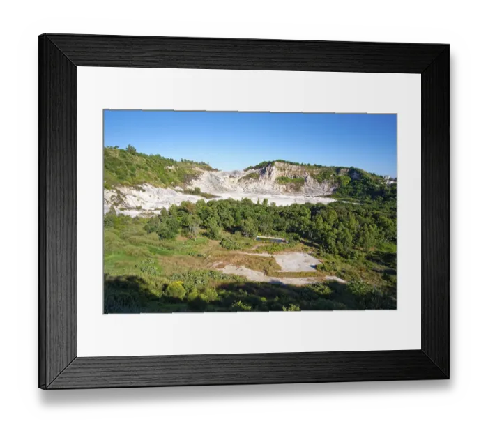 Framed Print : Uninhabited and isolated part of the Phlegraean Fields west of Naples Framed Print : Uninhabited and isolated part of the Phlegraean Fields west of Naples
