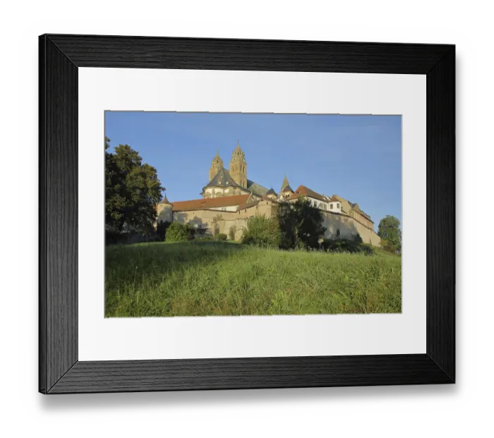 Framed Print : Romantic Comburg Monastery, former Benedictine monastery
