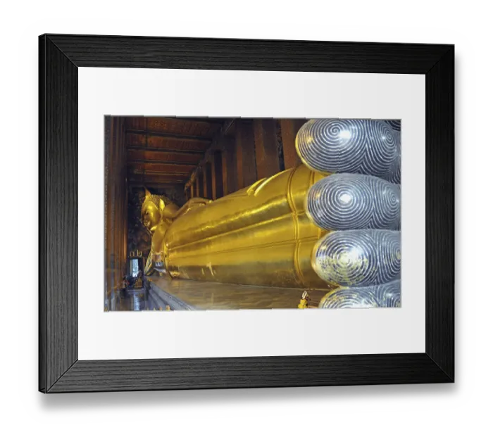 Framed Print : Laying Buddha, Wat Pho, Bangkok