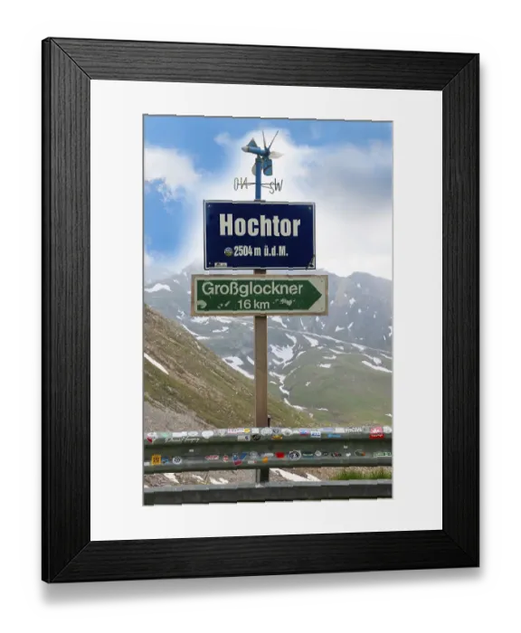 Framed Print : Above small wind wheel for determining wind direction