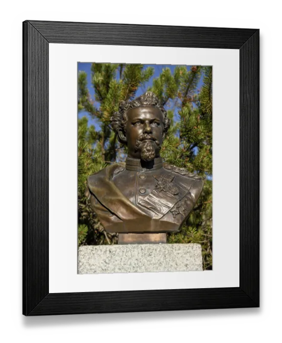 Framed Print : Bust of King Ludwig II, 1864-1886 King of Bavaria