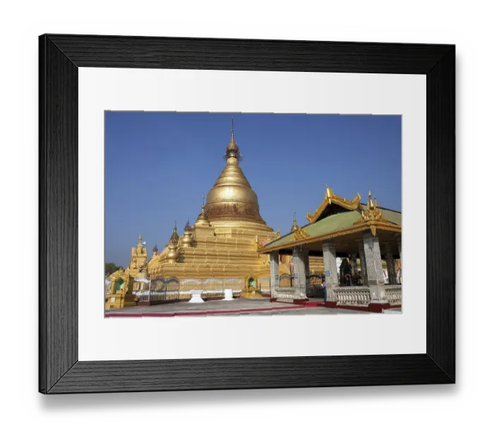Framed Print : Maha lawka Marazein Pagoda, Mandalay