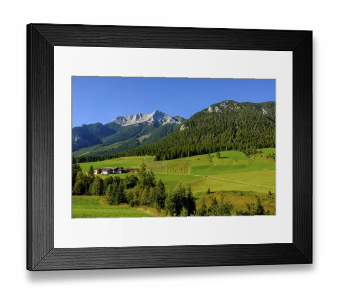 Framed Print : Steinberg am Rofan, Guffert at the back Framed Print : Steinberg am Rofan, Guffert at the back