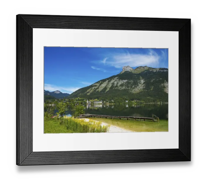 Framed Print : Altausseersee with view to the Loser Framed Print : Altausseersee with view to the Loser