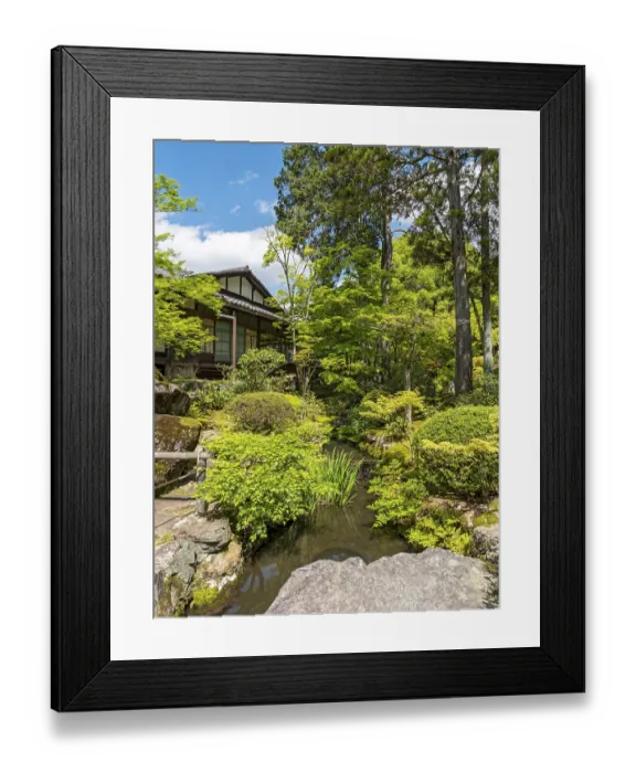 Framed Print : Tenjuan Garden, Nanzen-ji temple complex