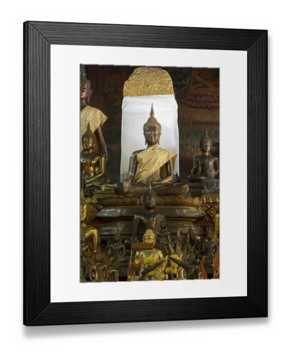 Framed Print : Numerous Buddhas and the city pillar Framed Print : Numerous Buddhas and the city pillar